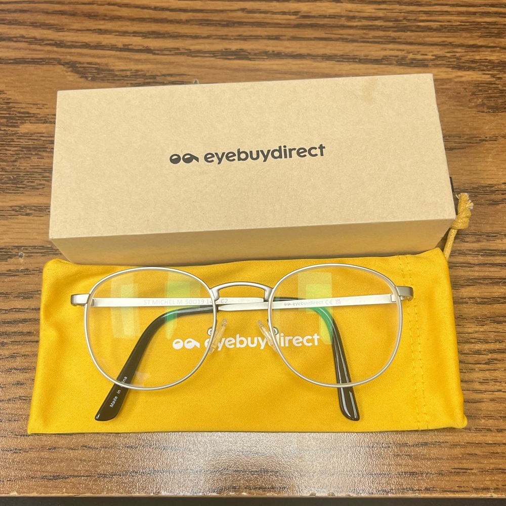 Eyebuydirect Silver Glasses